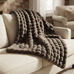 CloudHug Bubble Plush Blanket